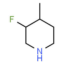 ChemSpider 2D Image | 3-Fluoro-4-methylpiperidine | C6H12FN