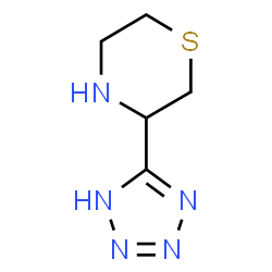 ChemSpider 2D Image | 3-(1H-Tetrazol-5-yl)thiomorpholine | C5H9N5S