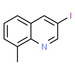 ChemSpider 2D Image | 3-Iodo-8-methylquinoline | C10H8IN
