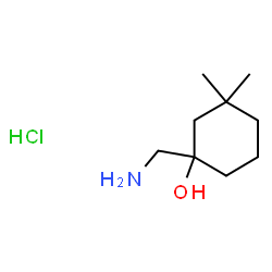 ChemSpider 2D Image | 1-(Aminomethyl)-3,3-dimethylcyclohexanol hydrochloride (1:1) | C9H20ClNO