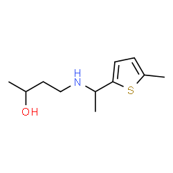 ChemSpider 2D Image | 4-{[1-(5-Methyl-2-thienyl)ethyl]amino}-2-butanol | C11H19NOS
