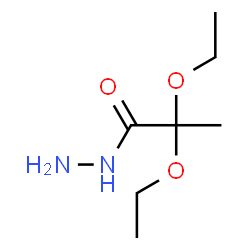 ChemSpider 2D Image | 2,2-Diethoxypropanehydrazide | C7H16N2O3