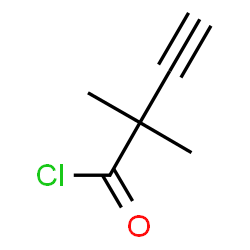 ChemSpider 2D Image | 2,2-Dimethyl-3-butynoyl chloride | C6H7ClO