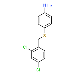ChemSpider 2D Image | 4-[(2,4-Dichlorobenzyl)sulfanyl]aniline | C13H11Cl2NS