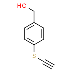 ChemSpider 2D Image | [4-(Ethynylsulfanyl)phenyl]methanol | C9H8OS
