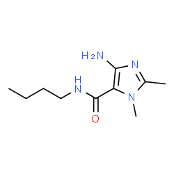 ChemSpider 2D Image | 4-Amino-N-butyl-1,2-dimethyl-1H-imidazole-5-carboxamide | C10H18N4O