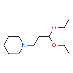 ChemSpider 2D Image | 1-(3,3-Diethoxypropyl)piperidine | C12H25NO2