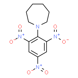 ChemSpider 2D Image | 1-(2,4,6-Trinitrophenyl)azepane | C12H14N4O6