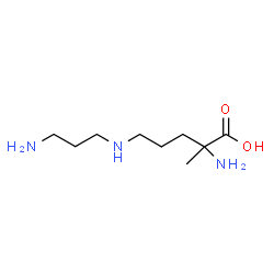 ChemSpider 2D Image | N~5~-(3-Aminopropyl)-2-methylornithine | C9H21N3O2