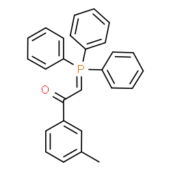 ChemSpider 2D Image | 1-(3-Methylphenyl)-2-(triphenylphosphoranylidene)ethanone | C27H23OP