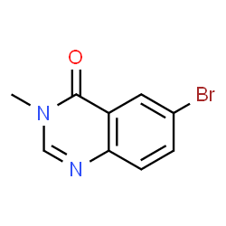 ChemSpider 2D Image | 6-Bromo-3-methyl-4(3H)-quinazolinone | C9H7BrN2O