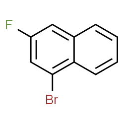 ChemSpider 2D Image | 1-Bromo-3-fluoronaphthalene | C10H6BrF