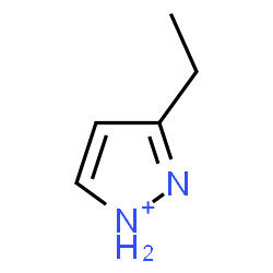 ChemSpider 2D Image | 3-Ethyl-1H-pyrazol-1-ium | C5H9N2