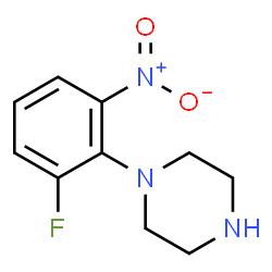 ChemSpider 2D Image | 1-(2-Fluoro-6-nitrophenyl)piperazine | C10H12FN3O2