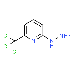 ChemSpider 2D Image | 2-Hydrazino-6-(trichloromethyl)pyridine | C6H6Cl3N3