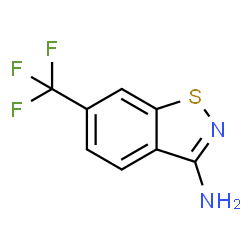 ChemSpider 2D Image | 6-(Trifluoromethyl)-1,2-benzothiazol-3-amine | C8H5F3N2S