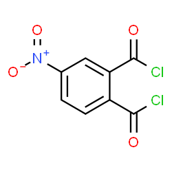 ChemSpider 2D Image | 4-Nitrophthaloyl dichloride | C8H3Cl2NO4
