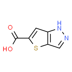 ChemSpider 2D Image | 1H-Thieno[3,2-c]pyrazole-5-carboxylic acid | C6H4N2O2S