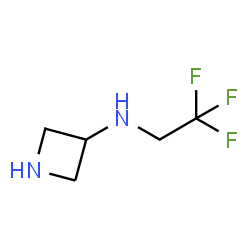 ChemSpider 2D Image | N-(2,2,2-Trifluoroethyl)-3-azetidinamine | C5H9F3N2
