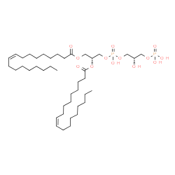ChemSpider 2D Image | 1,2-dioleoyl-sn-glycero-3-phospho-(1'-sn-glycerol-3'-phosphate) | C42H80O13P2