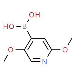 ChemSpider 2D Image | 2,5-Dimethoxypyridine-4-boronic acid | C7H10BNO4