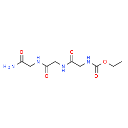 ChemSpider 2D Image | N-(Ethoxycarbonyl)glycylglycylglycinamide | C9H16N4O5