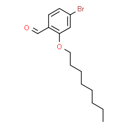 ChemSpider 2D Image | 4-Bromo-2-(octyloxy)benzaldehyde | C15H21BrO2
