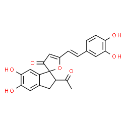 ChemSpider 2D Image | phelliribsin A | C22H18O7
