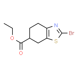 ChemSpider 2D Image | Ethyl 2-bromo-4,5,6,7-tetrahydro-1,3-benzothiazole-6-carboxylate | C10H12BrNO2S