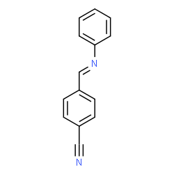ChemSpider 2D Image | 4-[(E)-(Phenylimino)methyl]benzonitrile | C14H10N2