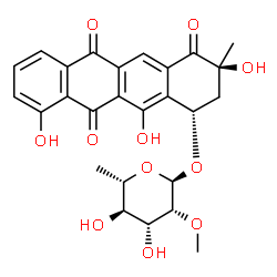ChemSpider 2D Image | aranciamycin J | C26H26O11