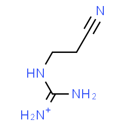 ChemSpider 2D Image | Amino[(2-cyanoethyl)amino]methaniminium | C4H9N4