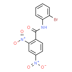 ChemSpider 2D Image | N-(2-Bromophenyl)-2,4-dinitrobenzamide | C13H8BrN3O5