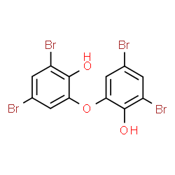 ChemSpider 2D Image | 2,2'-Oxybis(4,6-dibromophenol) | C12H6Br4O3