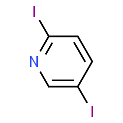ChemSpider 2D Image | 2,5-Diiodopyridine | C5H3I2N