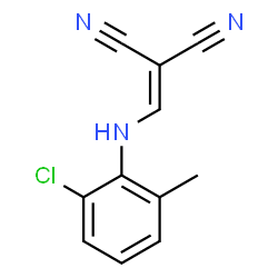 ChemSpider 2D Image | {[(2-Chloro-6-methylphenyl)amino]methylene}malononitrile | C11H8ClN3