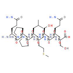 ChemSpider 2D Image | L-Glutaminylglycyl-L-prolyl-L-prolyl-L-leucyl-L-methionyl-L-serylglycyl-L-glutaminyl-L-serine | C41H68N12O15S