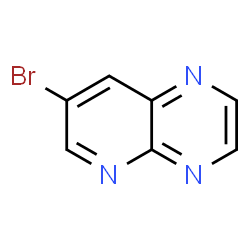 ChemSpider 2D Image | 7-Bromopyrido[2,3-b]pyrazine | C7H4BrN3