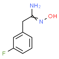 ChemSpider 2D Image | 2-(3-Fluorophenyl)-N'-hydroxyethanimidamide | C8H9FN2O