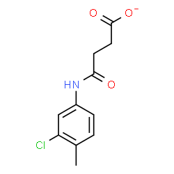 ChemSpider 2D Image | 4-[(3-Chloro-4-methylphenyl)amino]-4-oxobutanoate | C11H11ClNO3