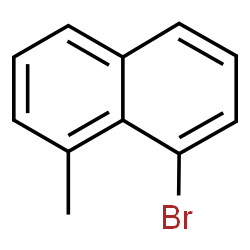 ChemSpider 2D Image | 1-Bromo-8-methylnaphthalene | C11H9Br