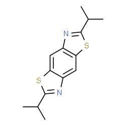 ChemSpider 2D Image | 2,6-Diisopropyl[1,3]thiazolo[5,4-f][1,3]benzothiazole | C14H16N2S2