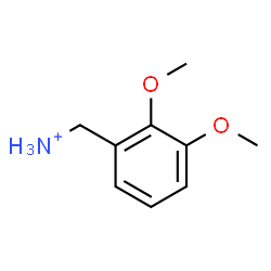 ChemSpider 2D Image | (2,3-Dimethoxyphenyl)methanaminium | C9H14NO2