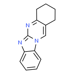 ChemSpider 2D Image | 1,2,3,4-Tetrahydrobenzimidazo[2,1-b]quinazoline | C14H13N3