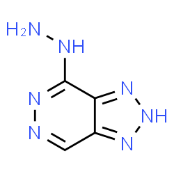 ChemSpider 2D Image | 4-Hydrazino-2H-[1,2,3]triazolo[4,5-d]pyridazine | C4H5N7
