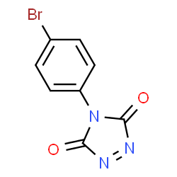 ChemSpider 2D Image | 4-(4-Bromophenyl)-3H-1,2,4-triazole-3,5(4H)-dione | C8H4BrN3O2