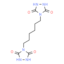 ChemSpider 2D Image | 4,4'-(1,6-Hexanediyl)bis(1,2,4-triazolidine-3,5-dione) | C10H16N6O4
