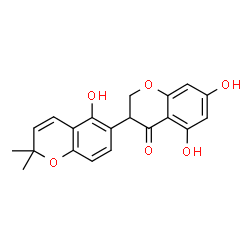 ChemSpider 2D Image | Lico-iso-flavanone | C20H18O6