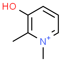 ChemSpider 2D Image | 3-Hydroxy-1,2-dimethylpyridinium | C7H10NO
