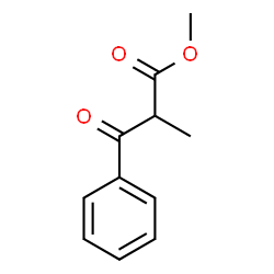 ChemSpider 2D Image | Methyl 2-methyl-3-oxo-3-phenylpropanoate | C11H12O3